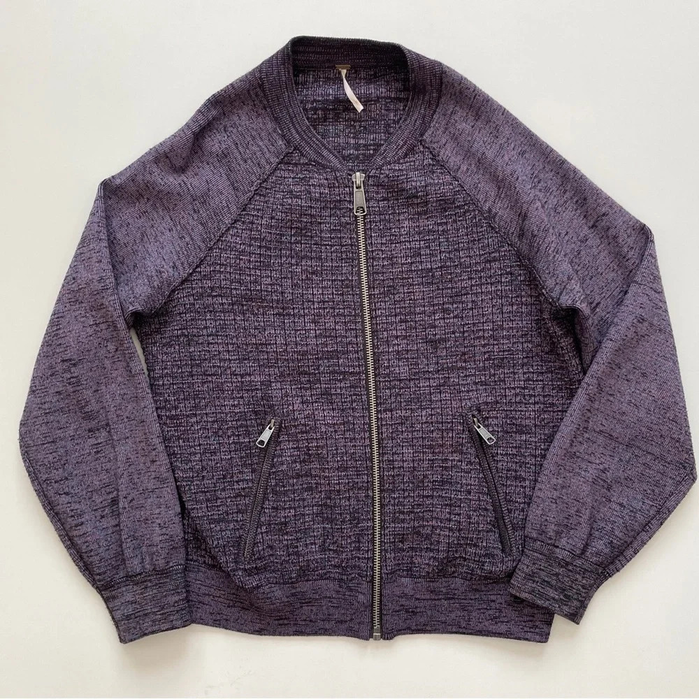 FREE PEOPLE Movement Naomi Sweatshirt Purple Size Large - Picture 4 of 13